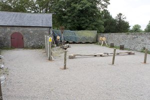 der Bogenschießplatz von Old Castle Ward in Nordirland