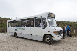 Bert's Puffin Bus auf Rathlin Island