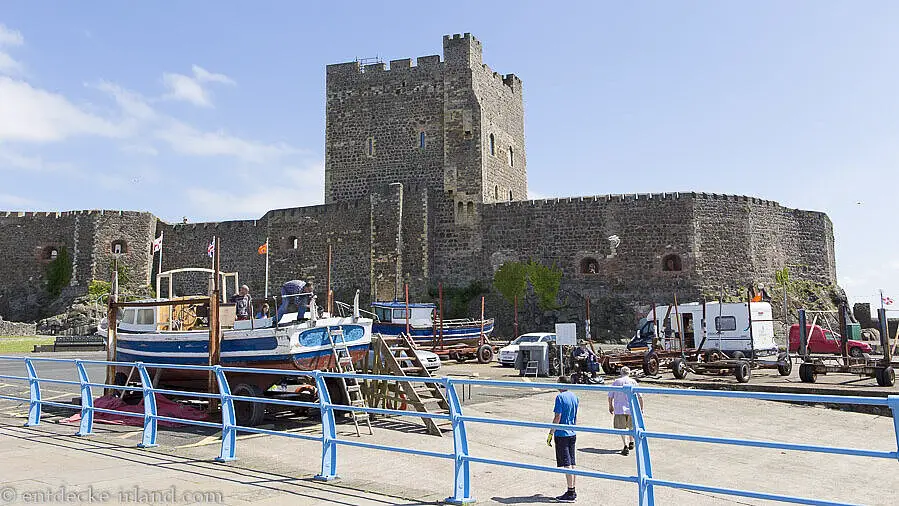 das Carrickfergus Castle im County Antrim